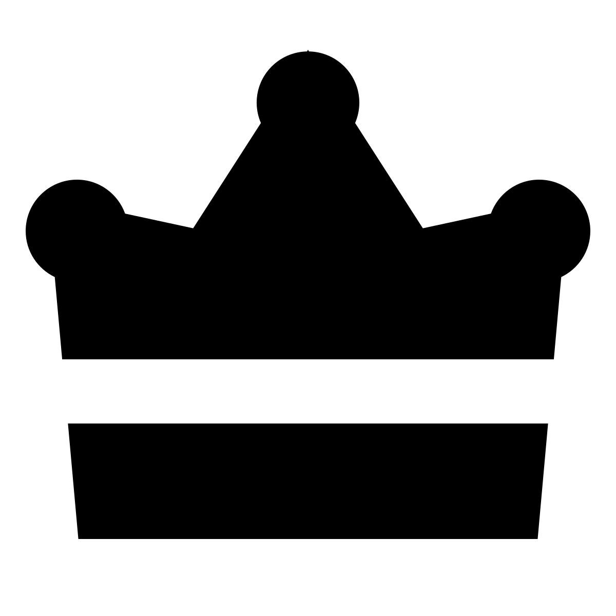 forma bold filled sharp style corona icon