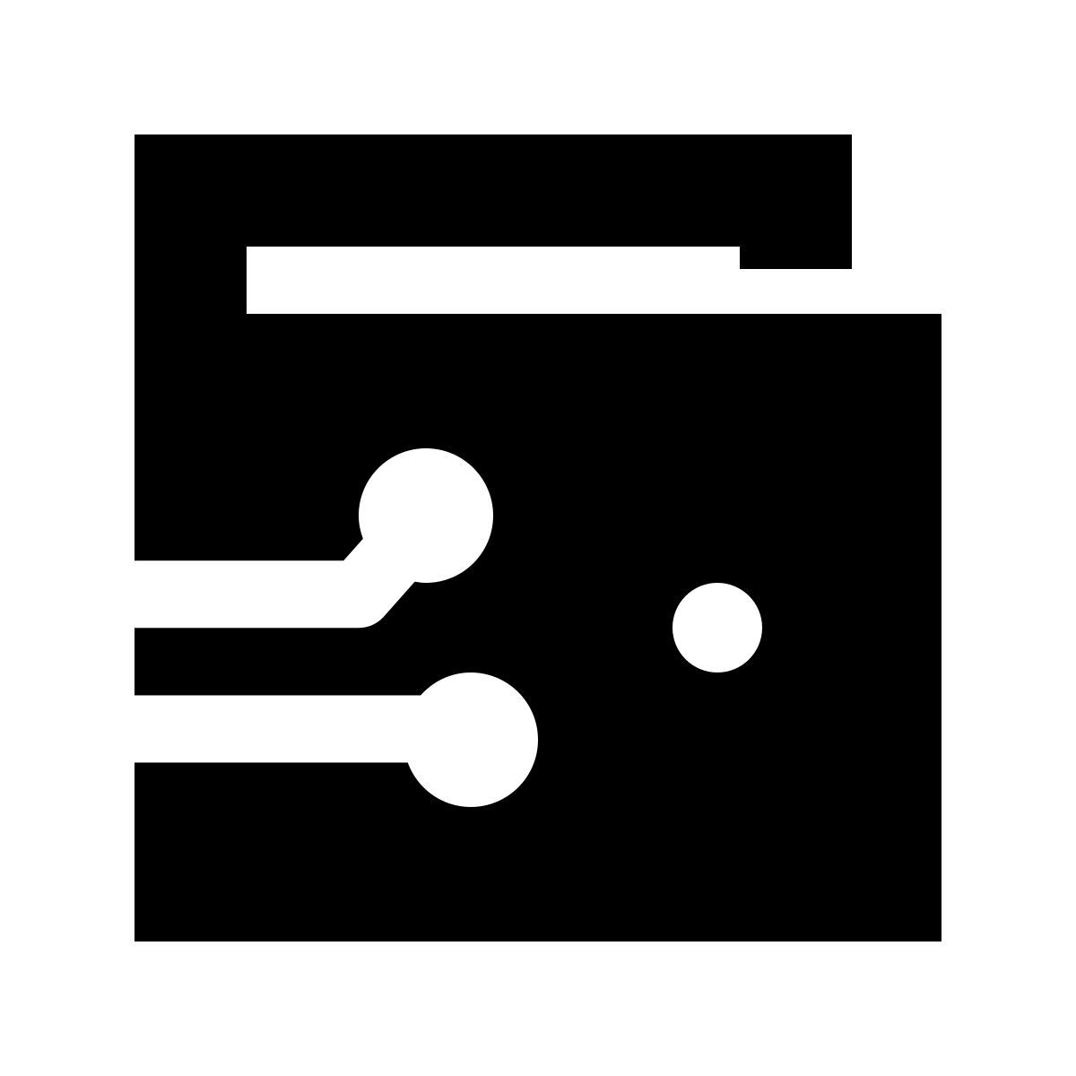 forma bold filled sharp style 암호화폐 지갑 icon