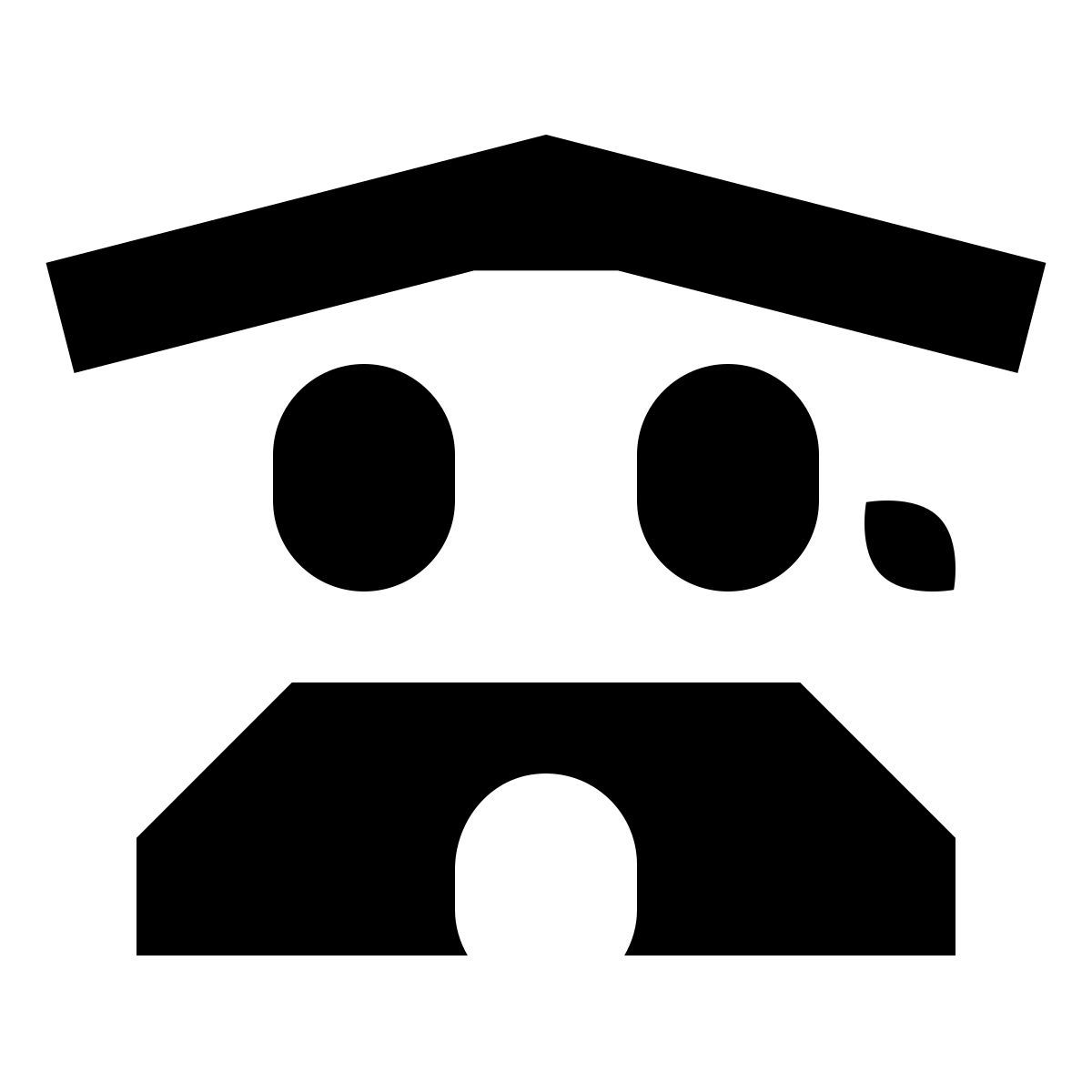 forma bold filled sharp style defender familia icon