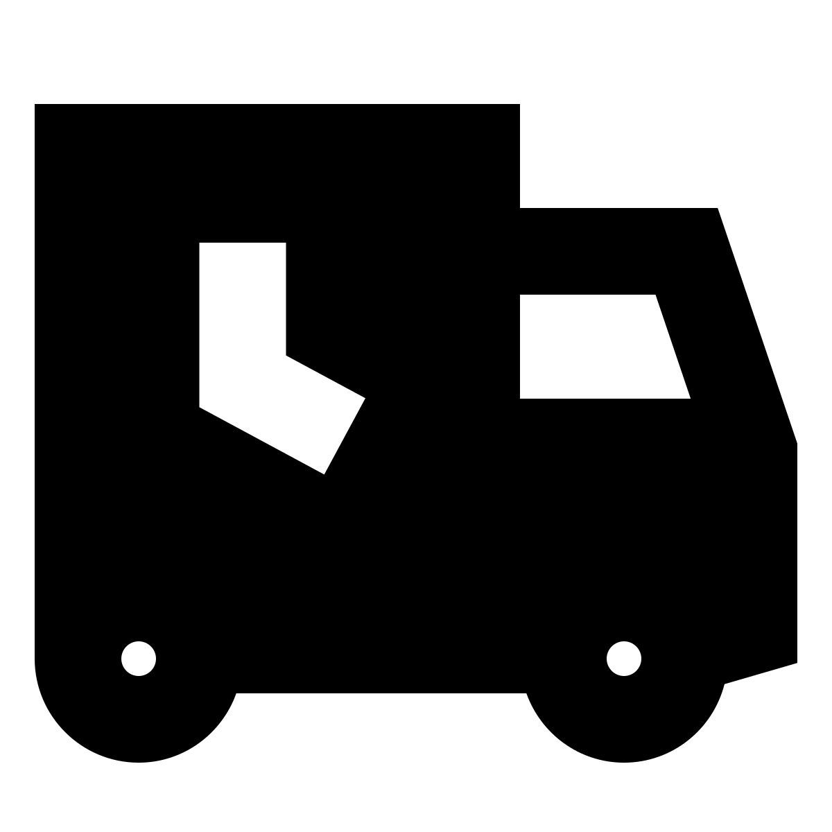 forma bold filled sharp style 运输 icon