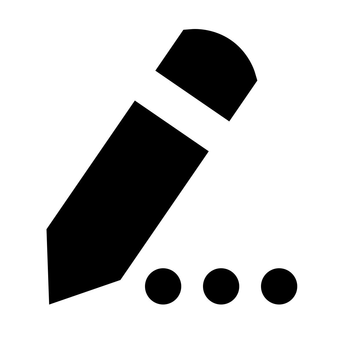 forma bold filled sharp style editar icon