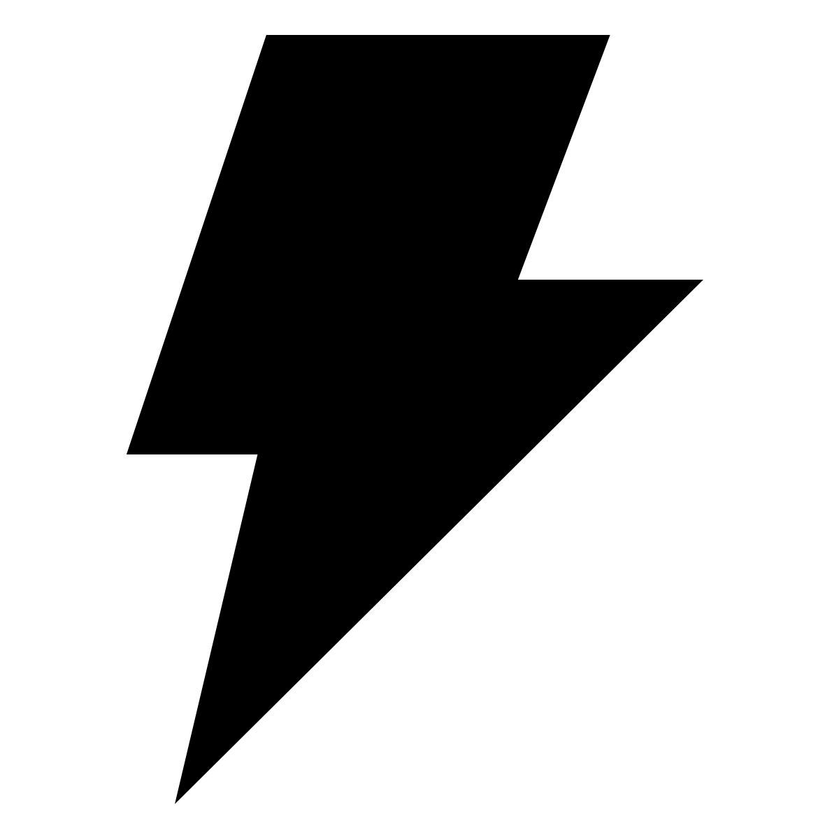 forma bold filled sharp style eletricidade icon