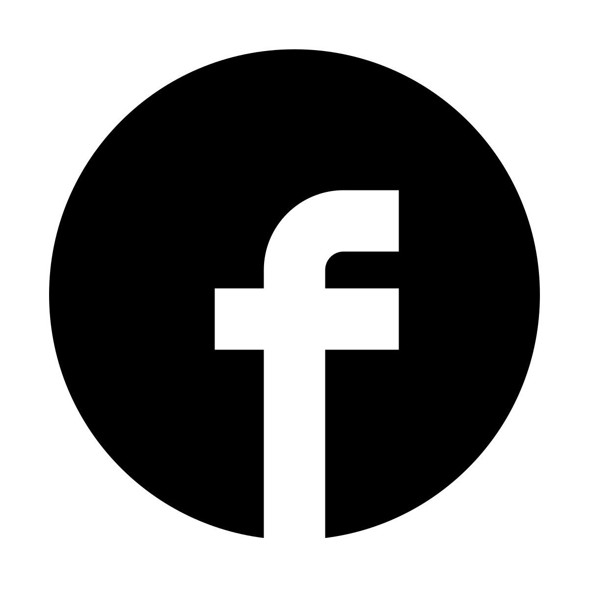 forma bold filled sharp style facebook icon