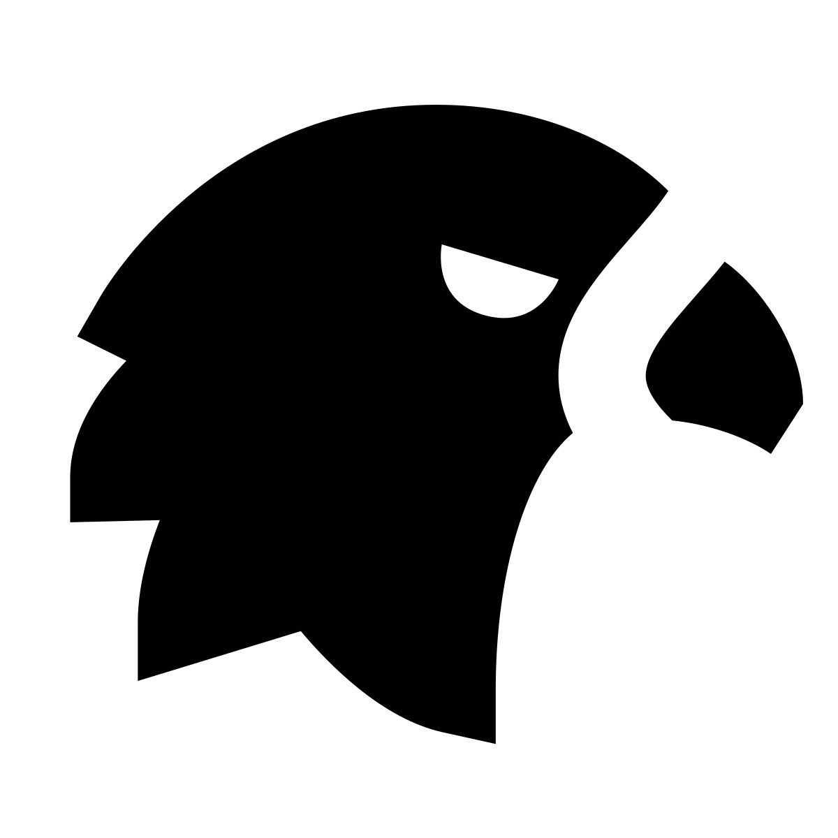 forma bold filled sharp style halcón icon