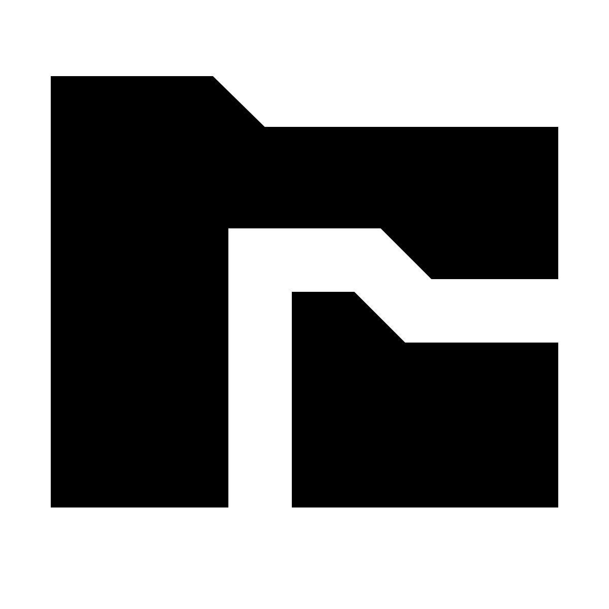 forma bold filled sharp style file submodule icon