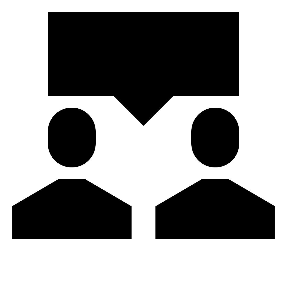 forma bold filled sharp style group task icon