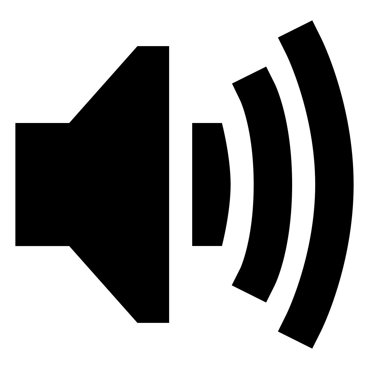 forma bold filled sharp style 높은 볼륨 icon