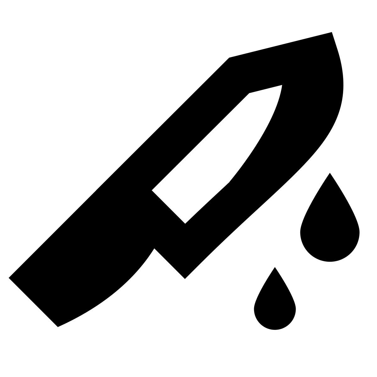 forma bold filled sharp style horror icon