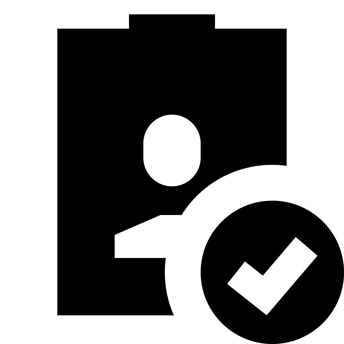 forma bold filled sharp style identité vérifiée icon