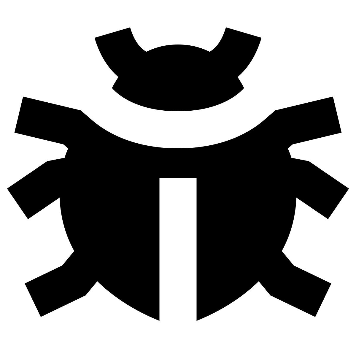 forma bold filled sharp style insecto icon