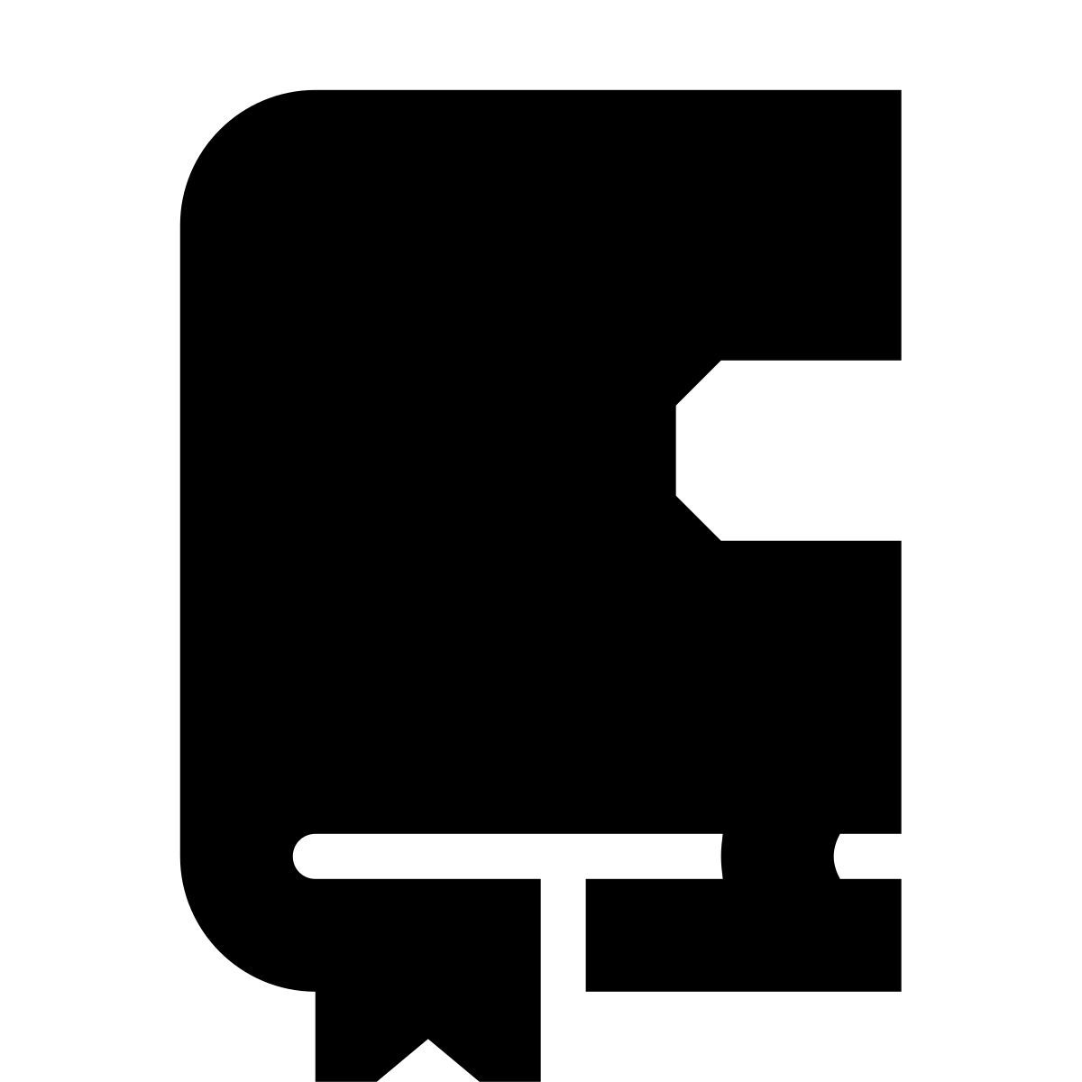 forma bold filled sharp style journal icon