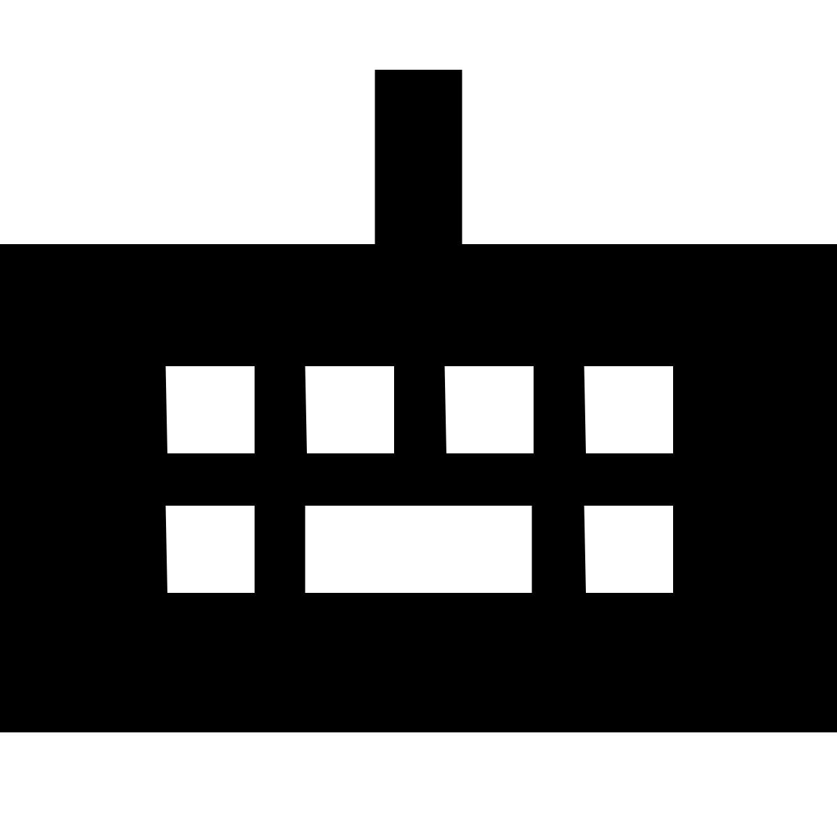 forma bold filled sharp style teclado icon