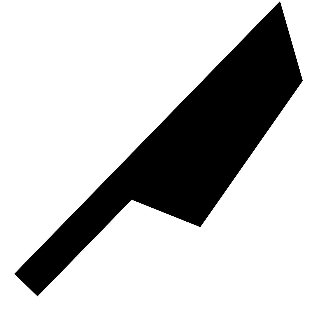 forma bold filled sharp style 刀 icon