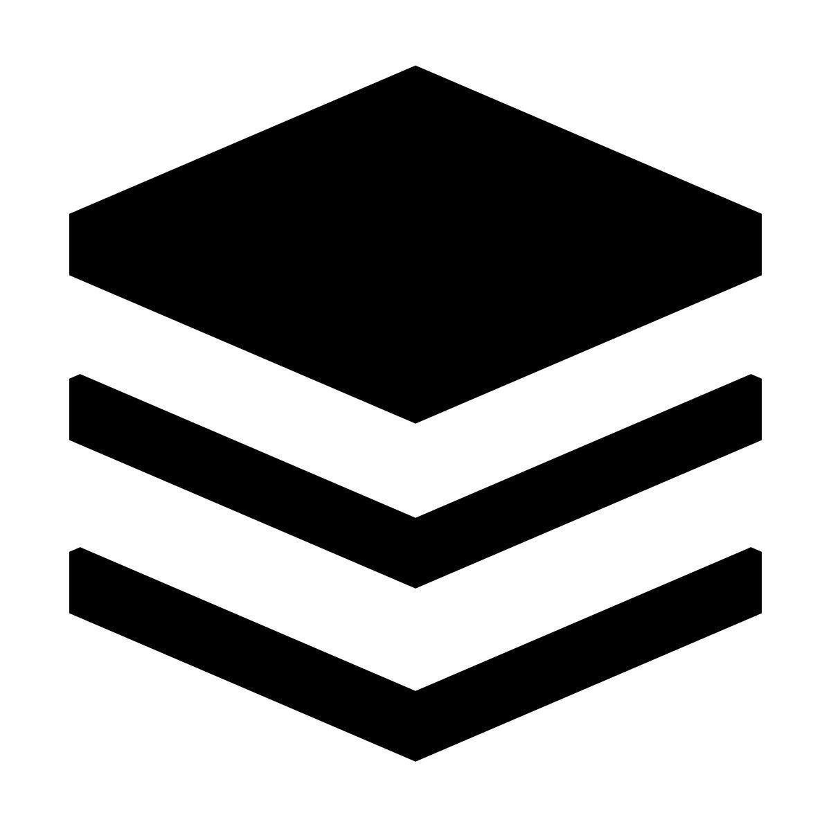 forma bold filled sharp style layers icon