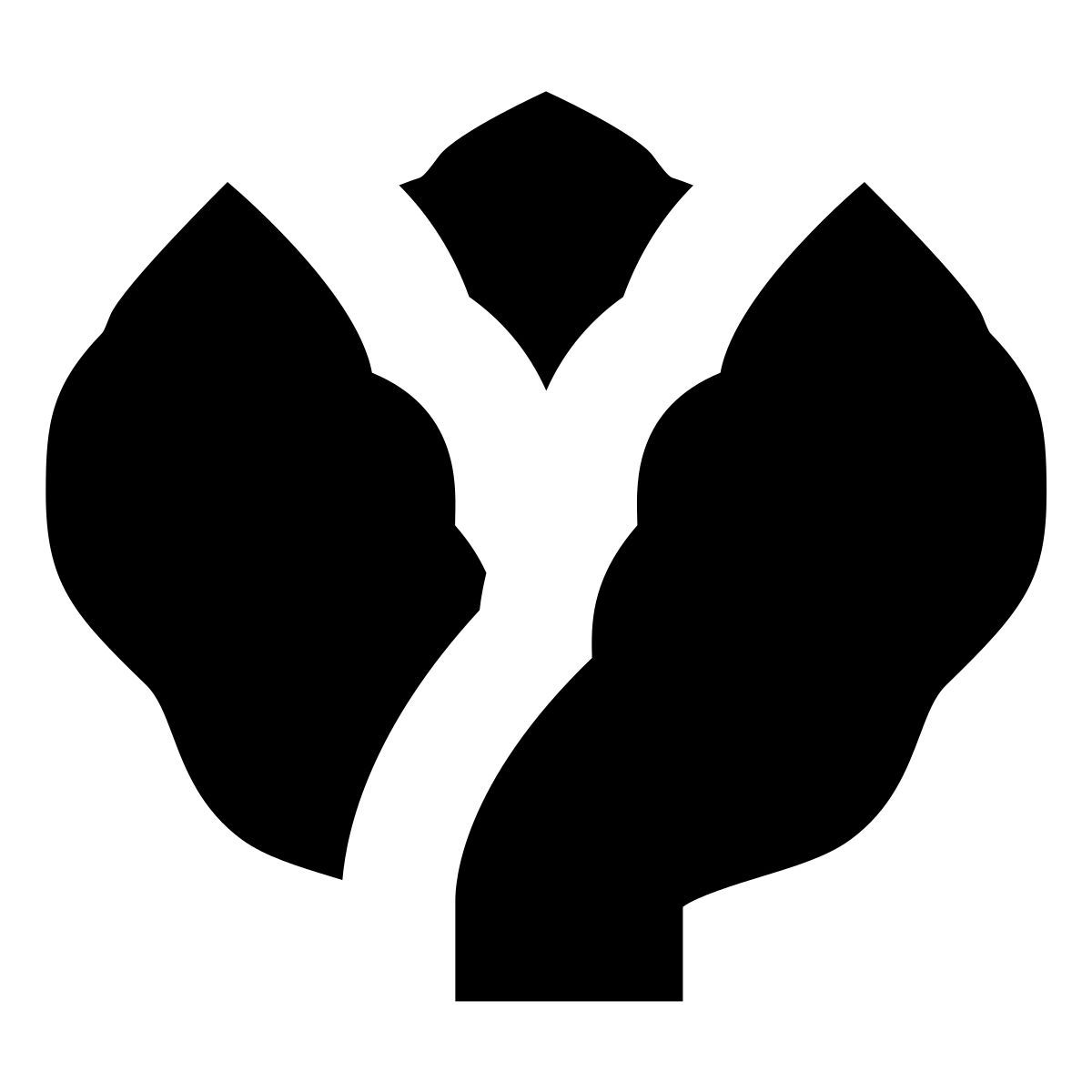 forma bold filled sharp style lattuga icon