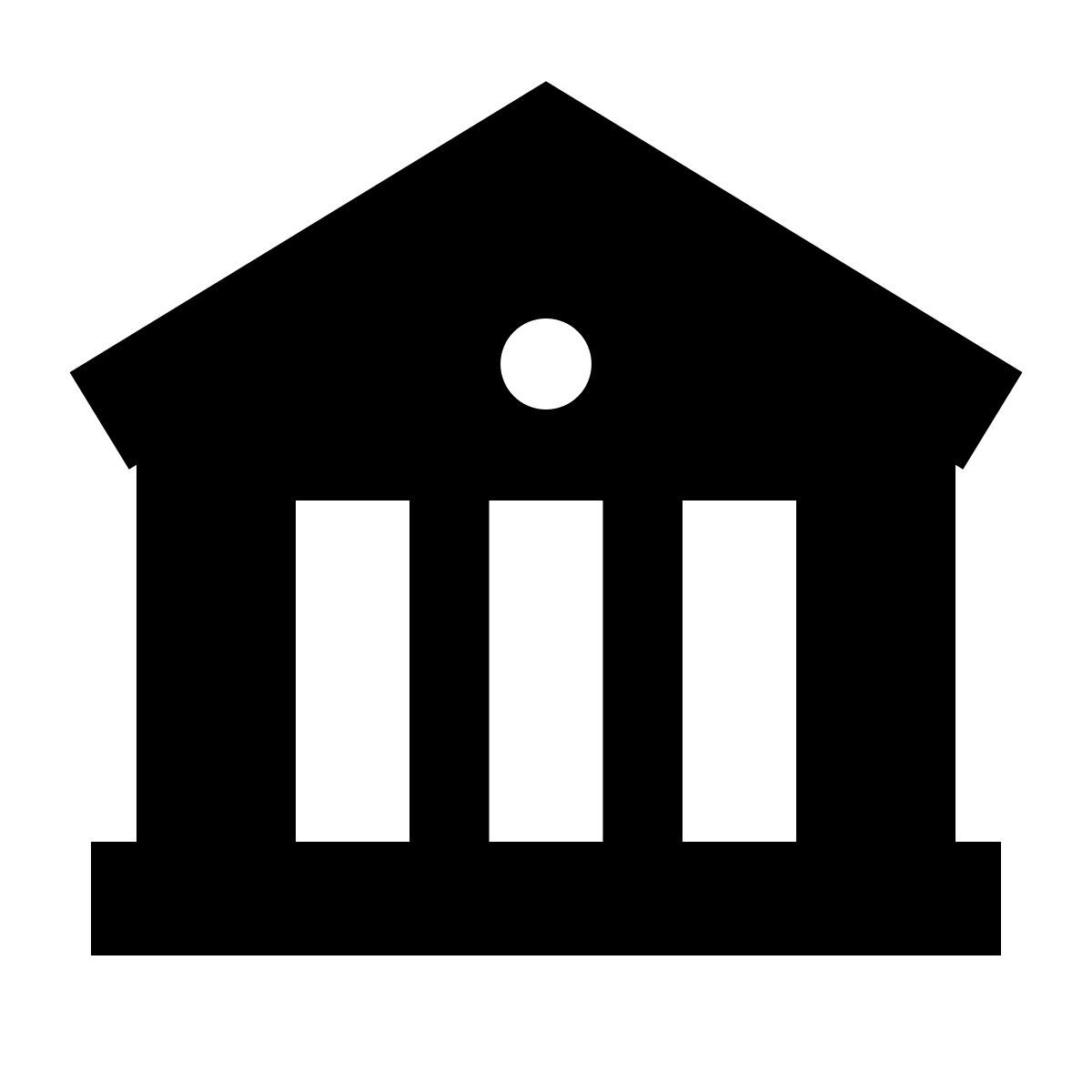 forma bold filled sharp style biblioteca icon