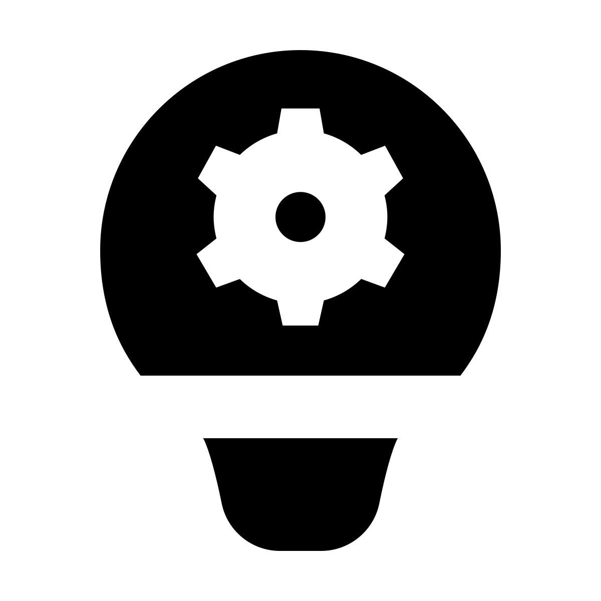 forma bold filled sharp style luz automática icon