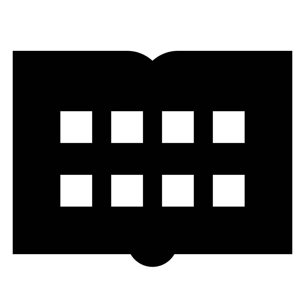 forma bold filled sharp style diario di bordo icon