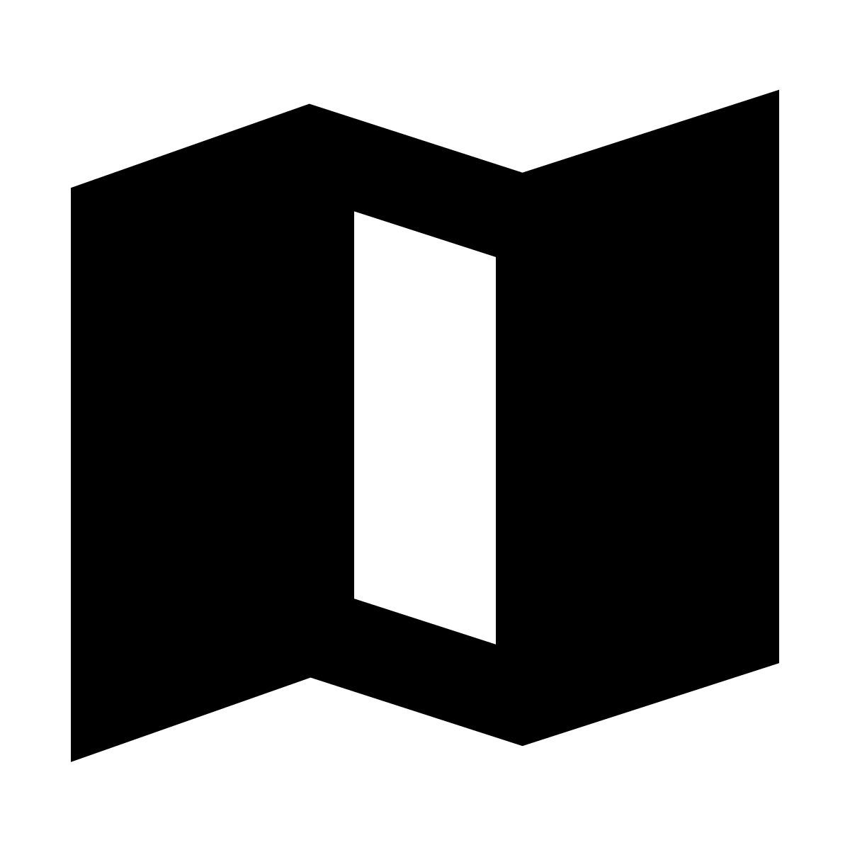 forma bold filled sharp style mappa icon