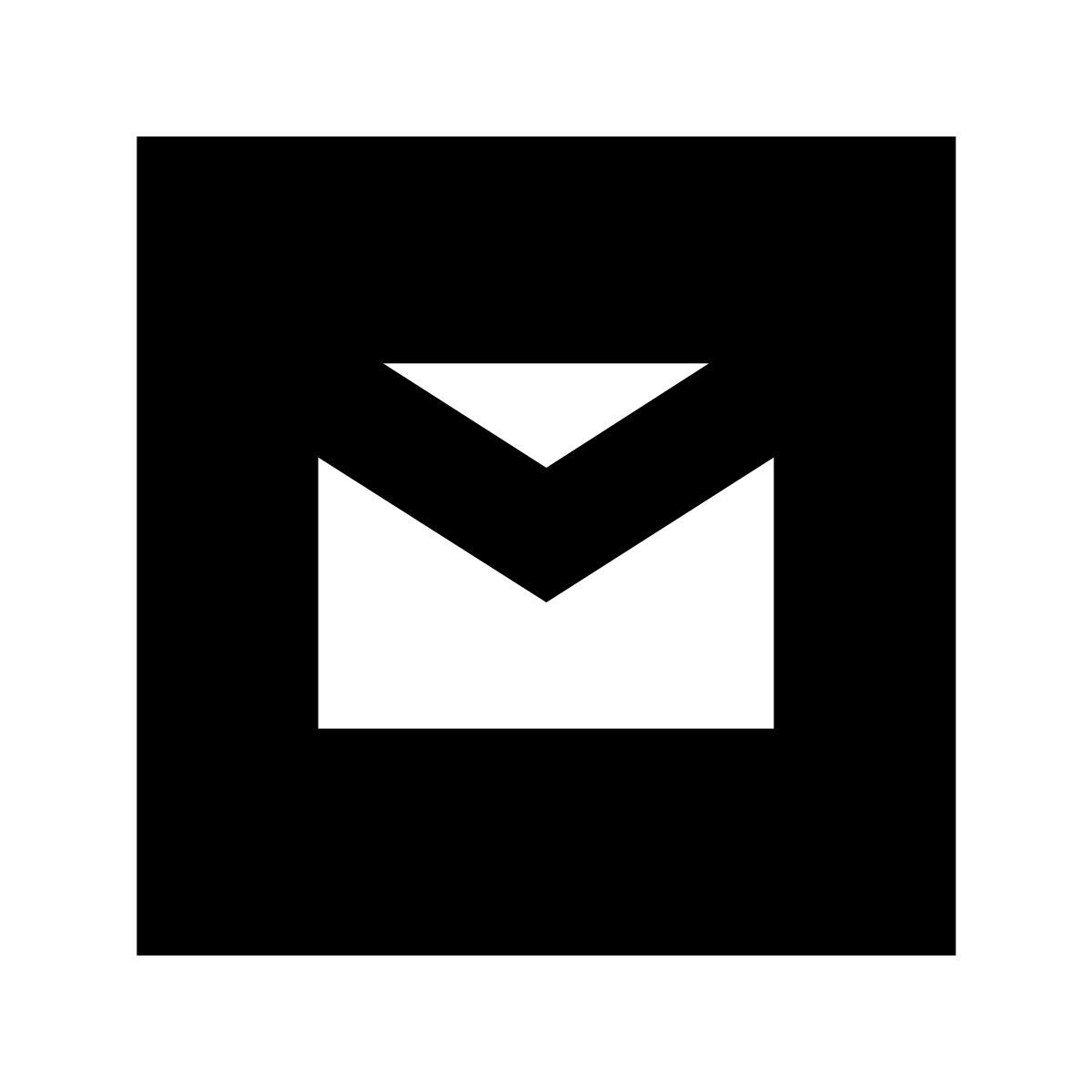 forma bold filled sharp style post icon