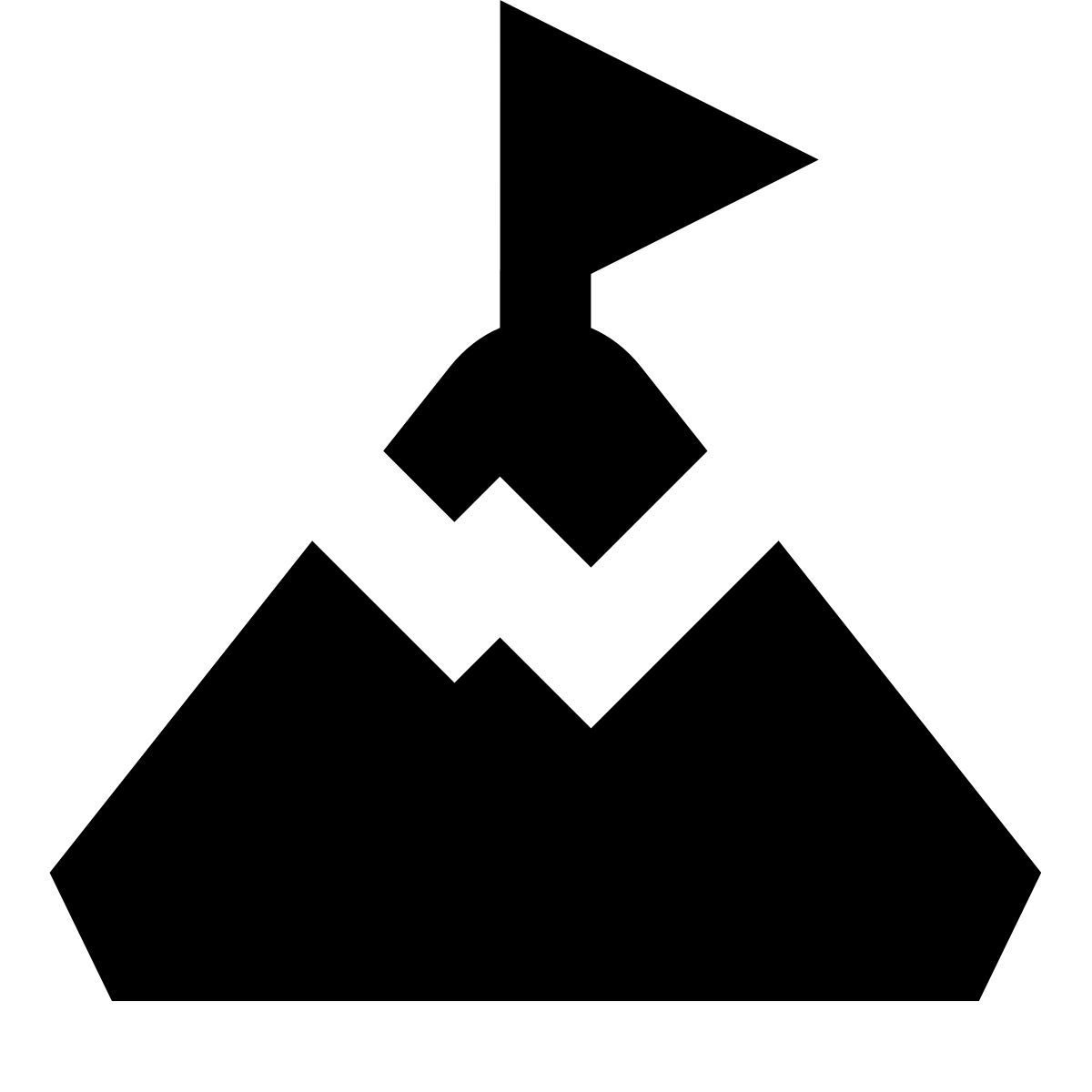 forma bold filled sharp style pico icon