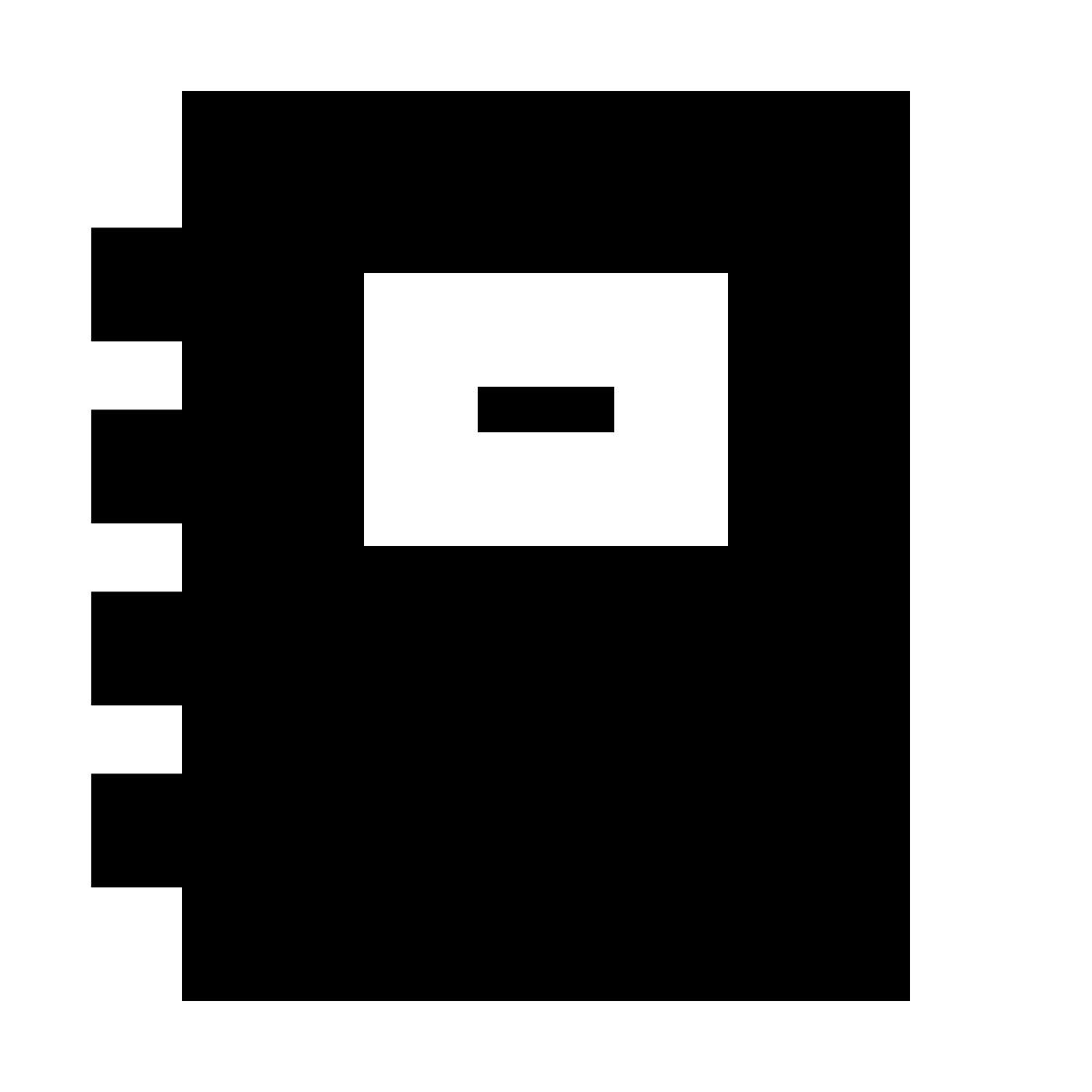 forma bold filled sharp style moleskine icon