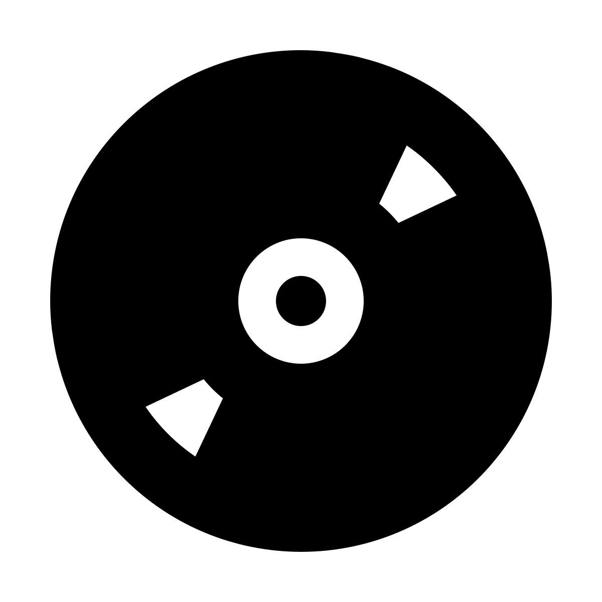 forma bold filled sharp style 音乐唱片 icon