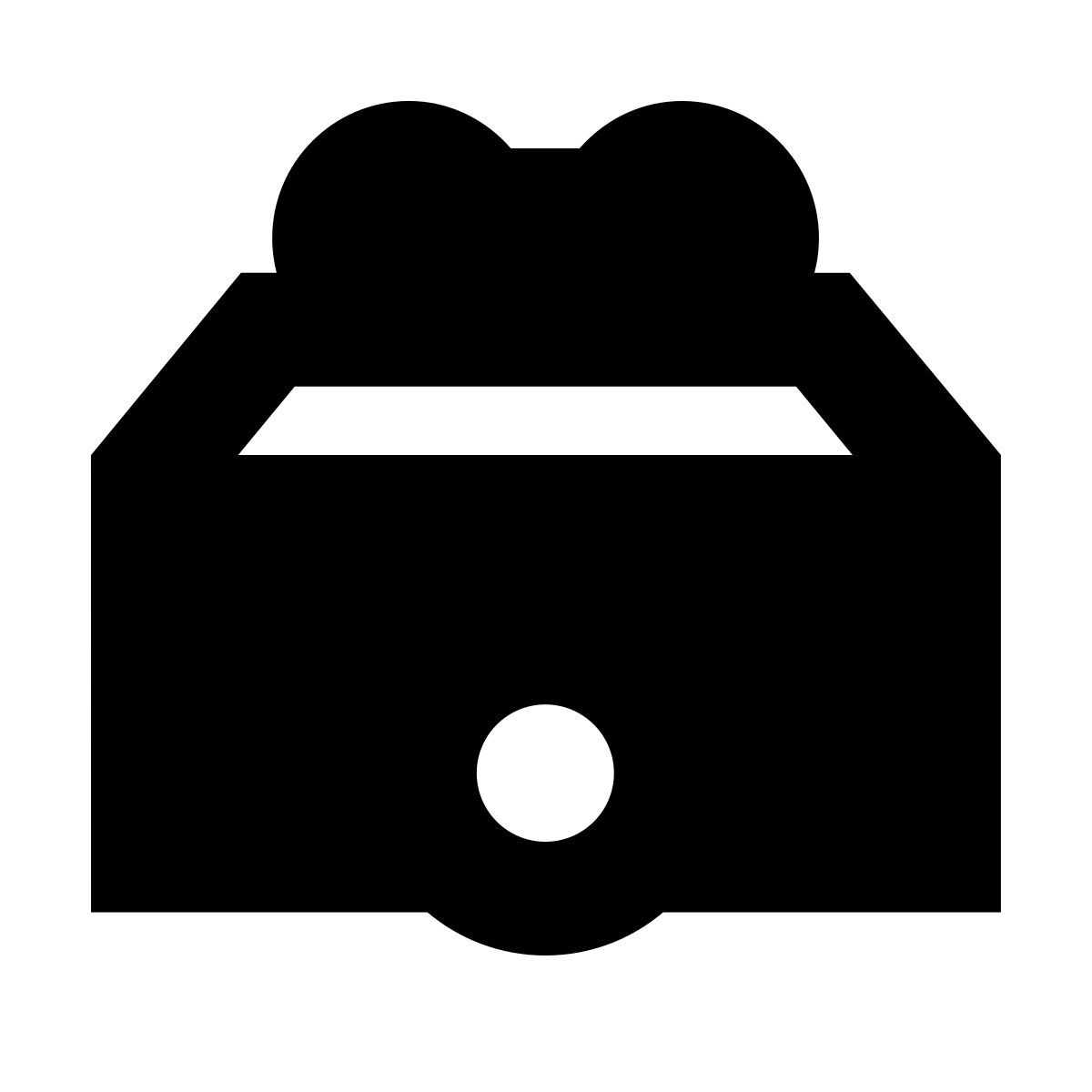 forma bold filled sharp style night vision icon