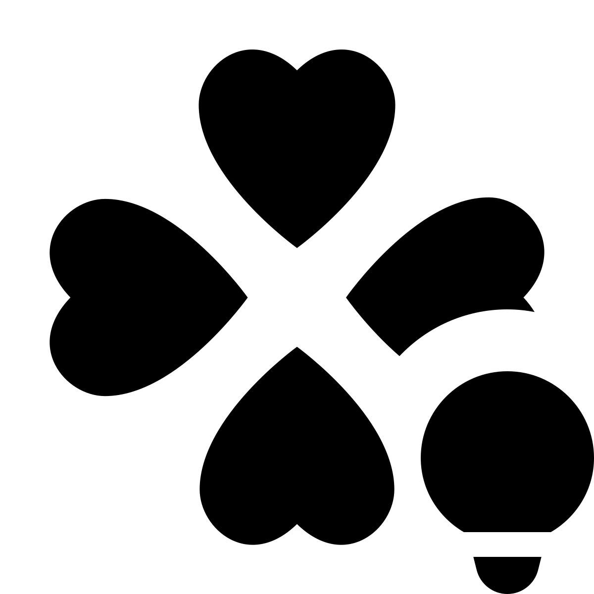 forma bold filled sharp style opportunità aperte icon