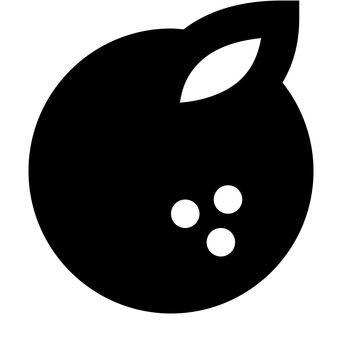 forma bold filled sharp style 橙子 icon