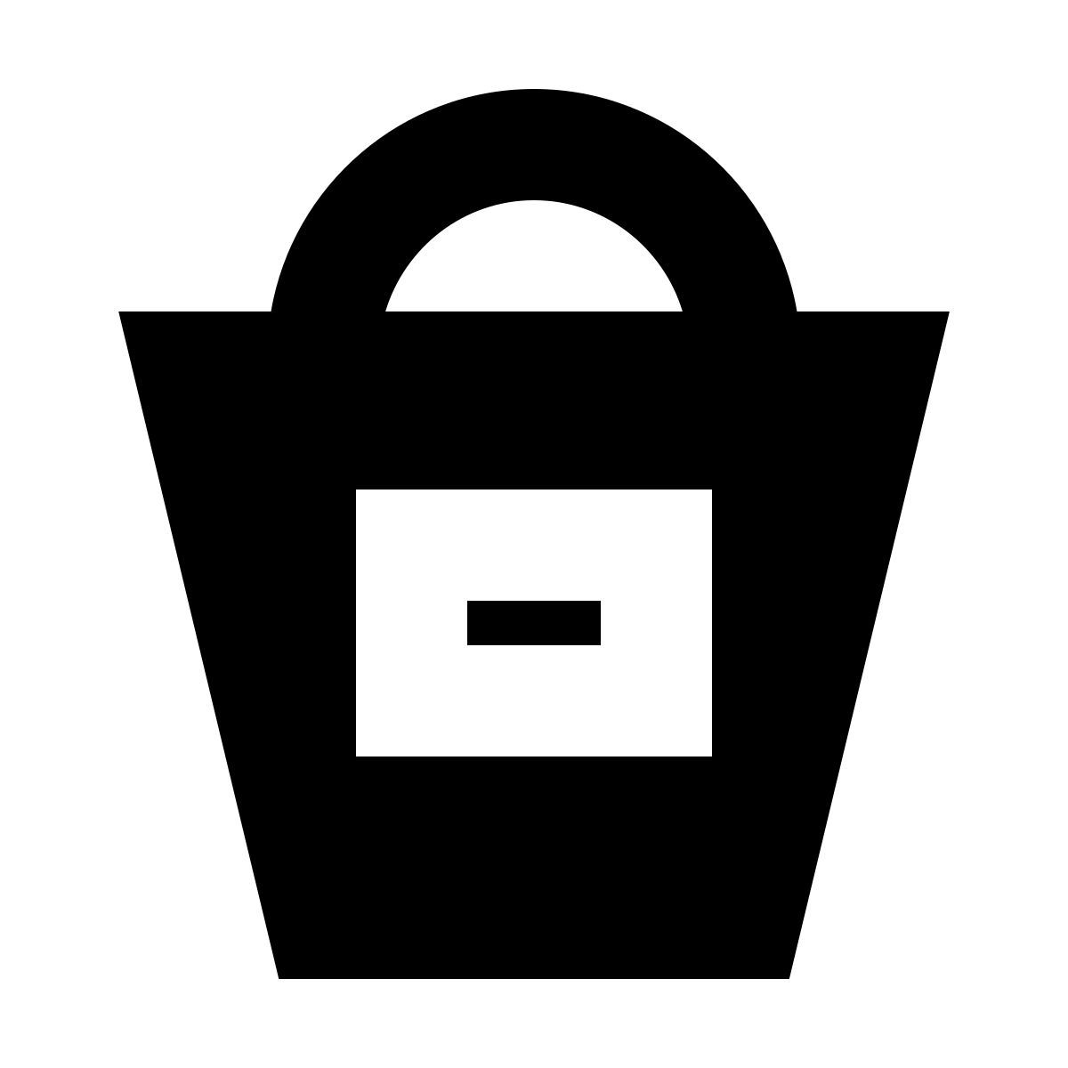 forma bold filled sharp style 油漆桶带有标签 icon