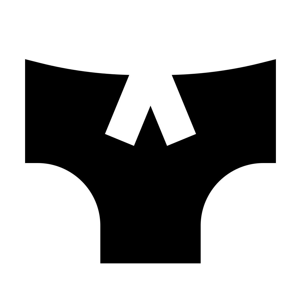 forma bold filled sharp style 여성 속옷 icon