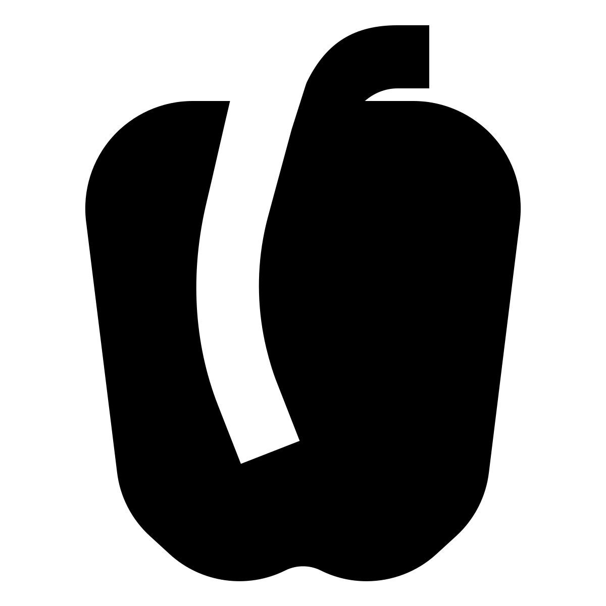 forma bold filled sharp style pimenton icon