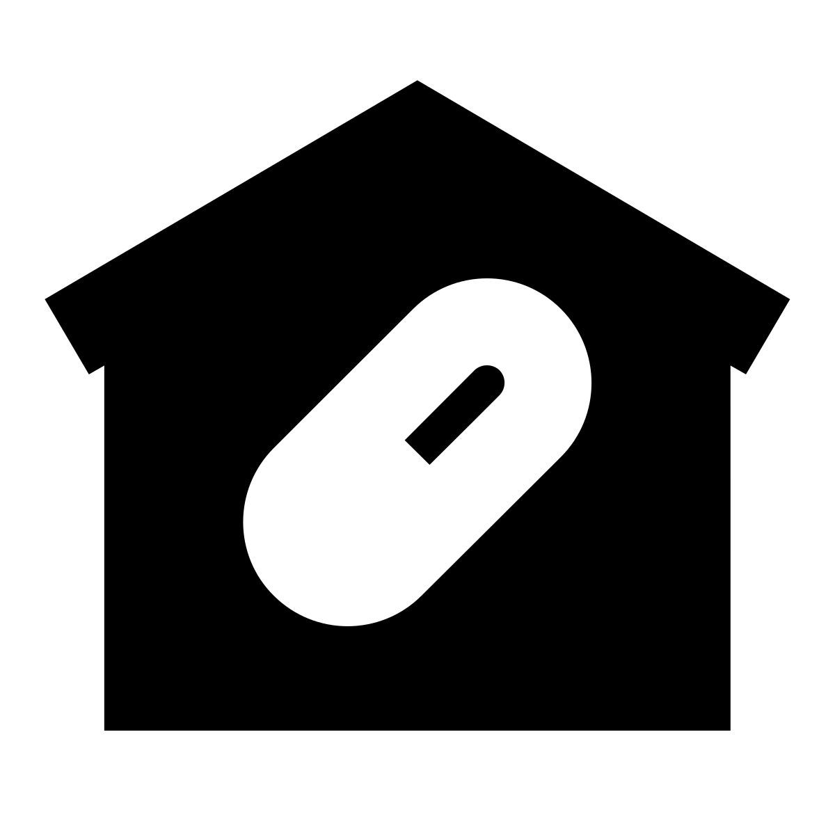 forma bold filled sharp style farmacia tienda icon