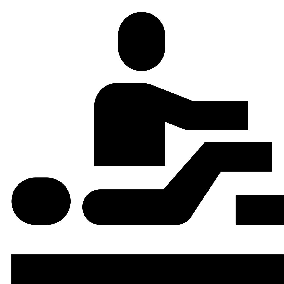 forma bold filled sharp style 物理疗法 icon