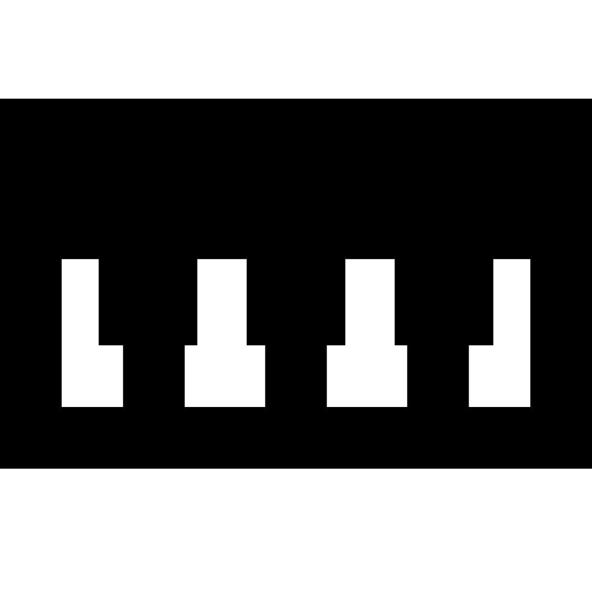 forma bold filled sharp style piano icon