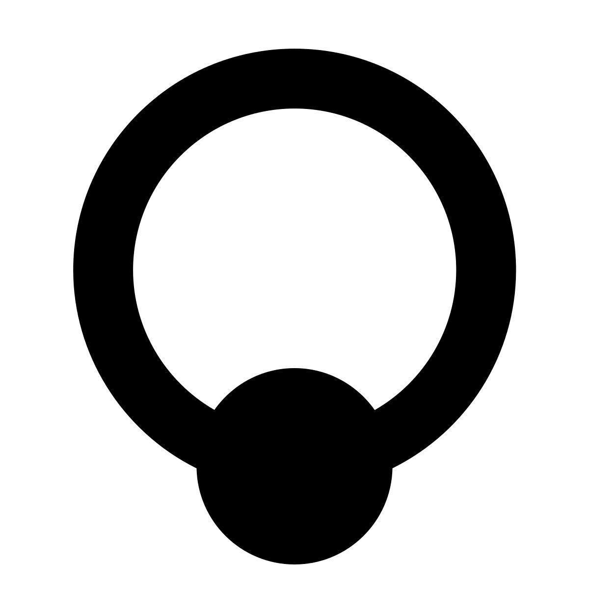 forma bold filled sharp style 冲孔 icon