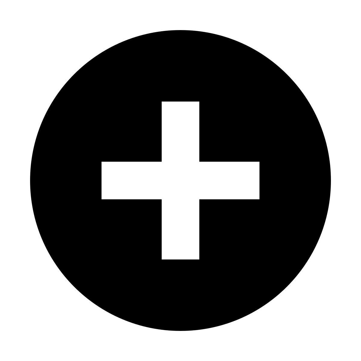 forma bold filled sharp style más icon