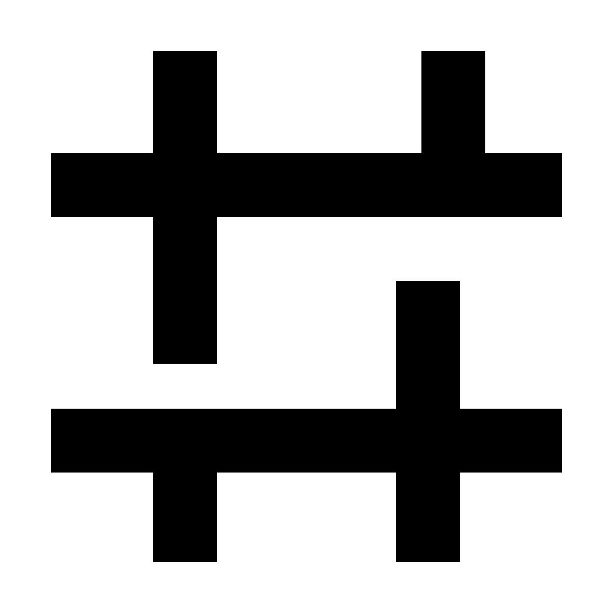 forma bold filled sharp style 监狱 icon