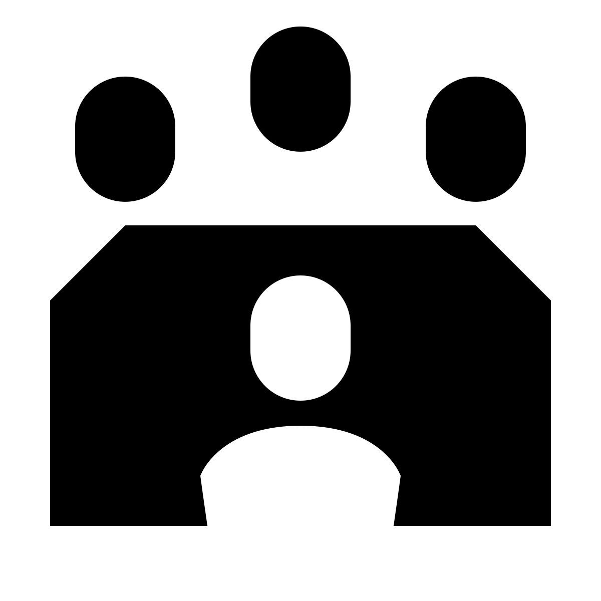 forma bold filled sharp style 민족적 우월감 icon