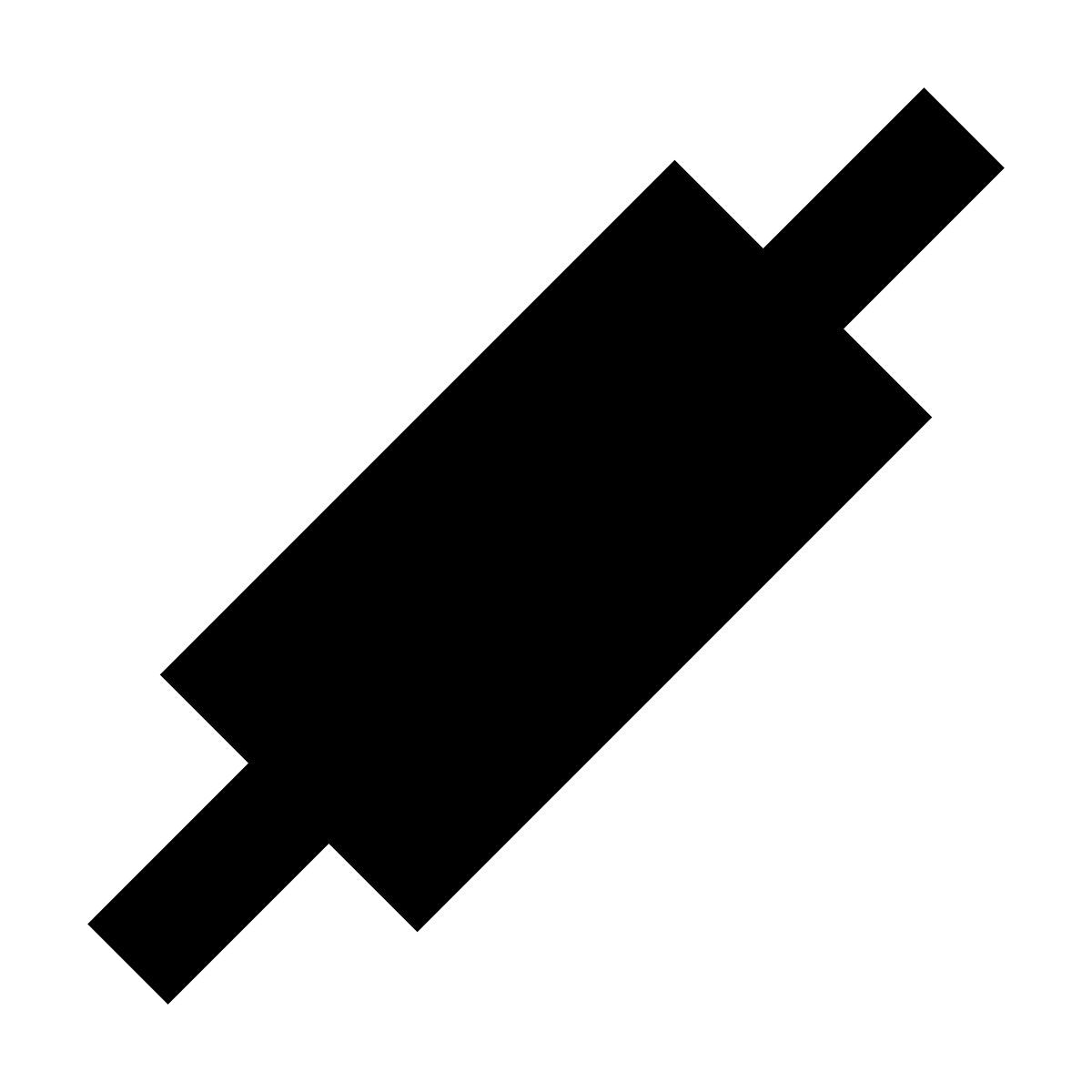 forma bold filled sharp style 밀대 icon