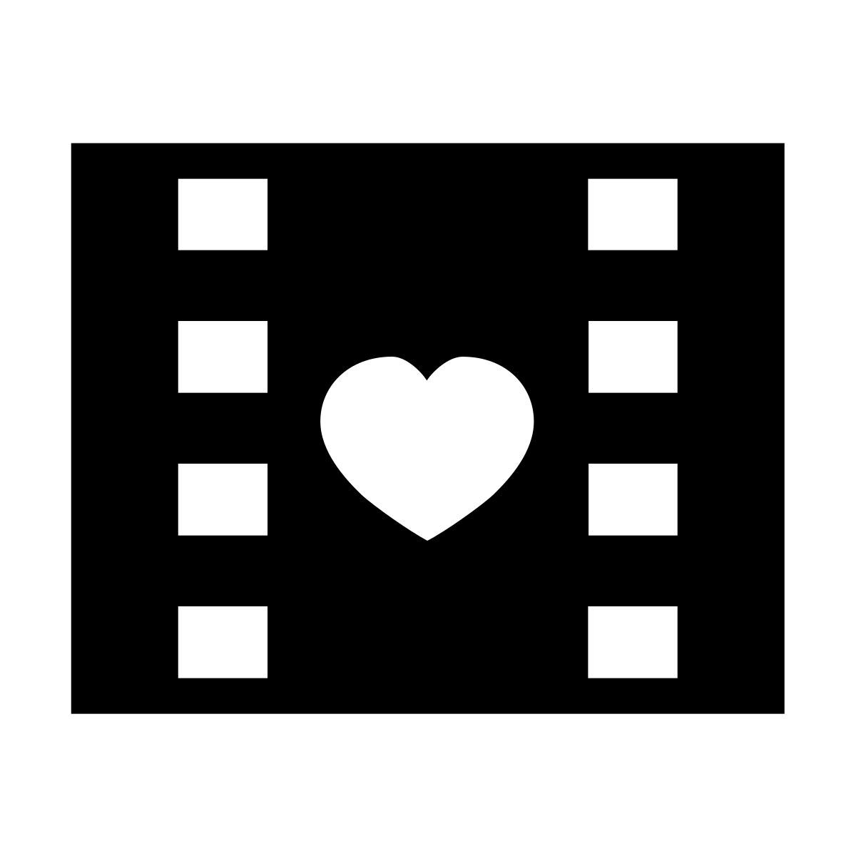 forma bold filled sharp style films romantiques icon