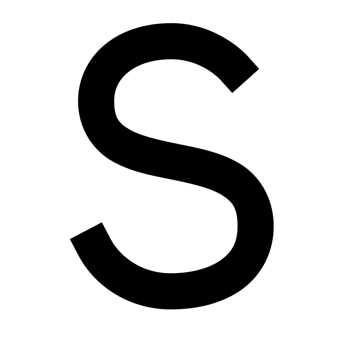 forma bold filled sharp style s icon