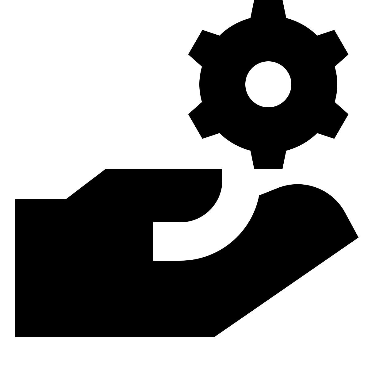 forma bold filled sharp style service icon