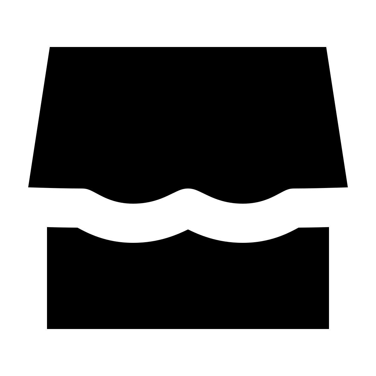 forma bold filled sharp style tienda icon