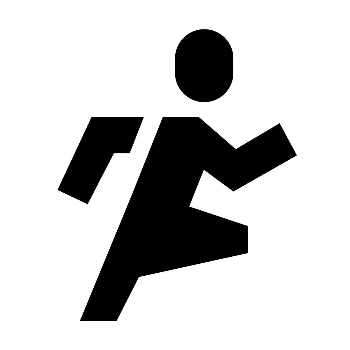 forma bold filled sharp style modalità sport icon