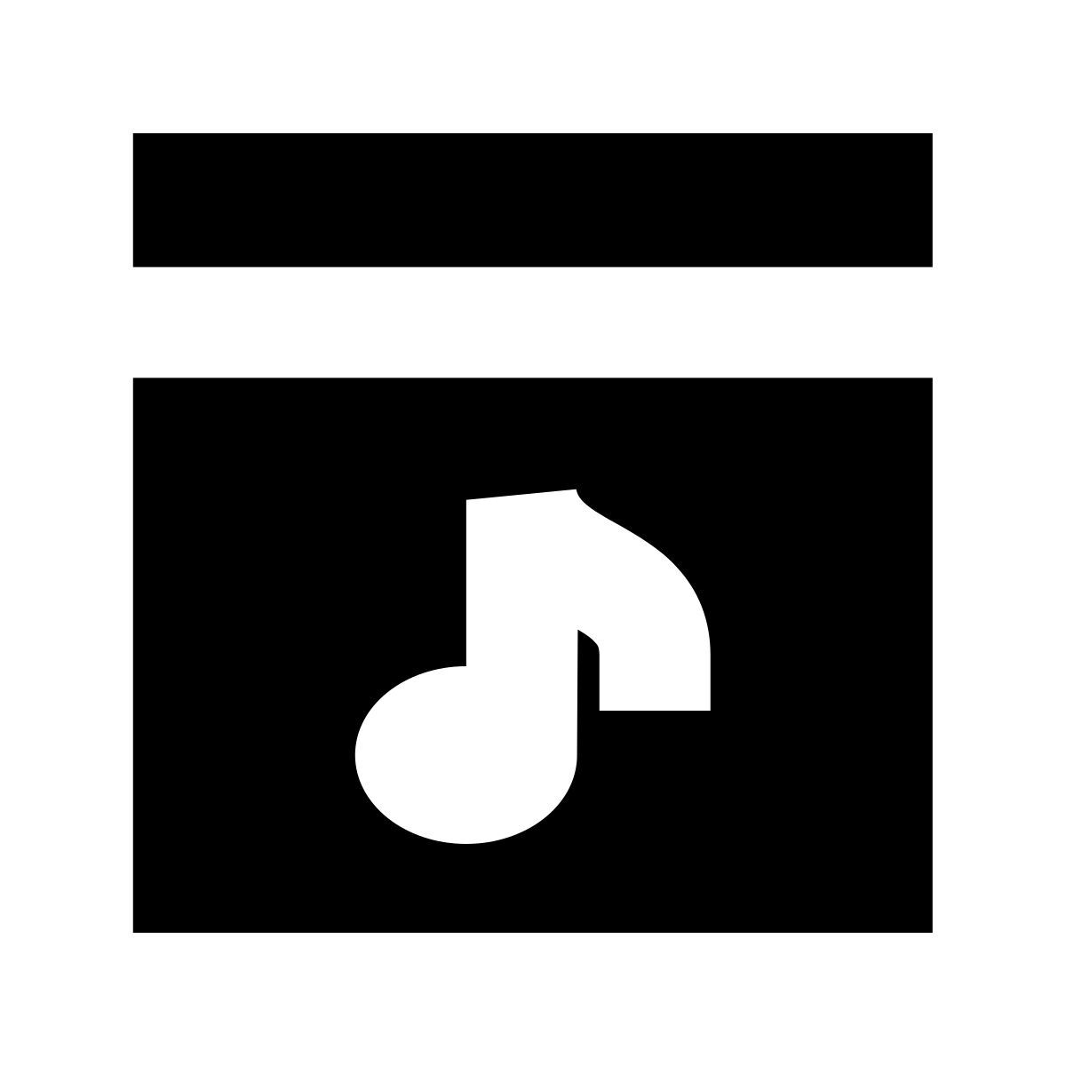 forma bold filled sharp style streaming audio icon