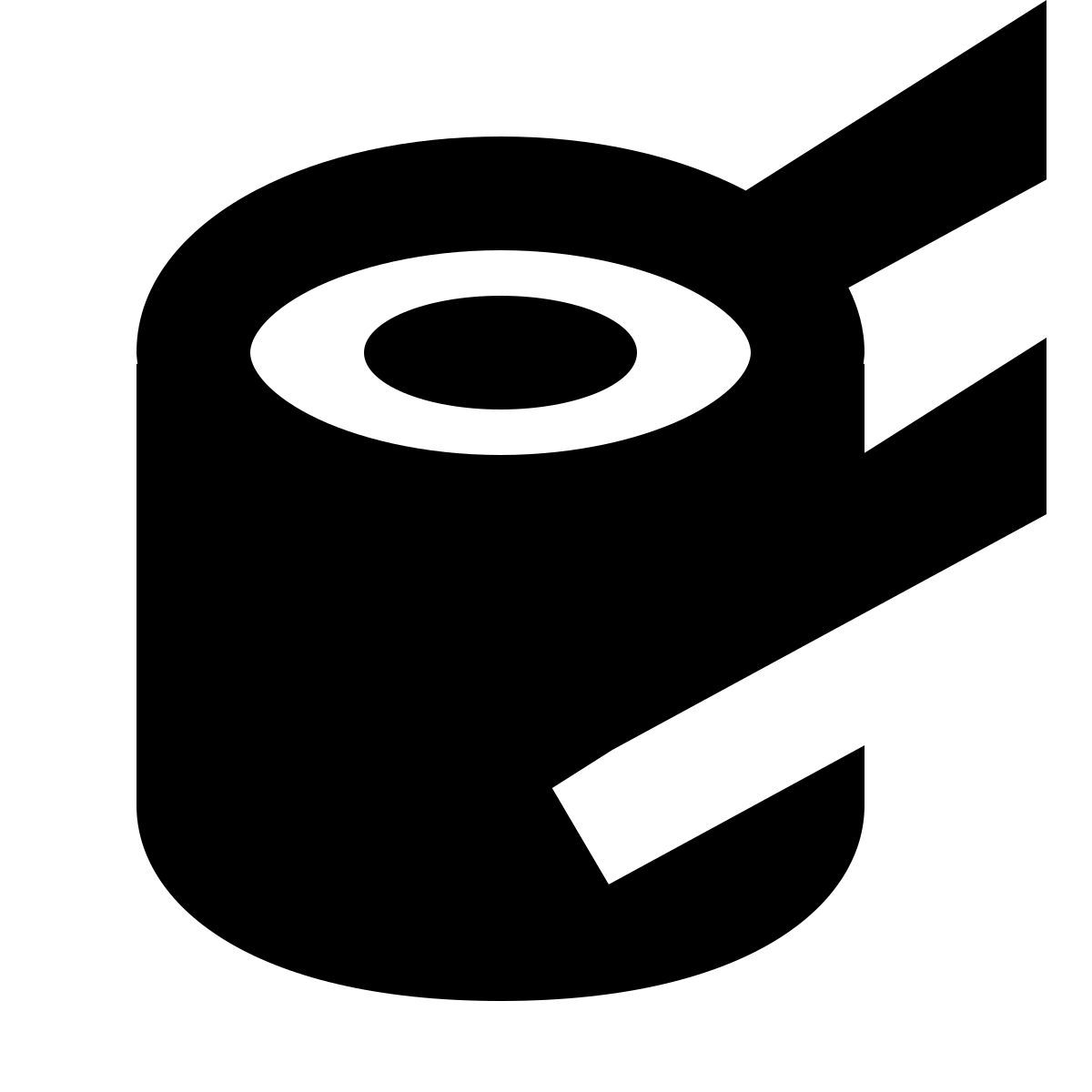 forma bold filled sharp style sushi icon