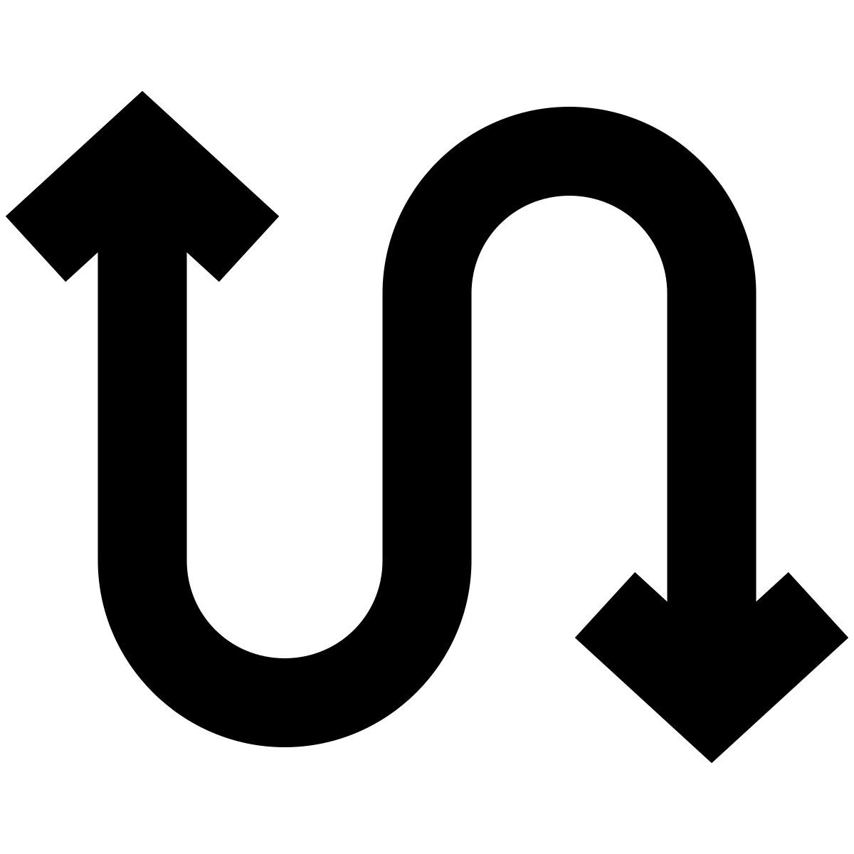 forma bold filled sharp style swap icon