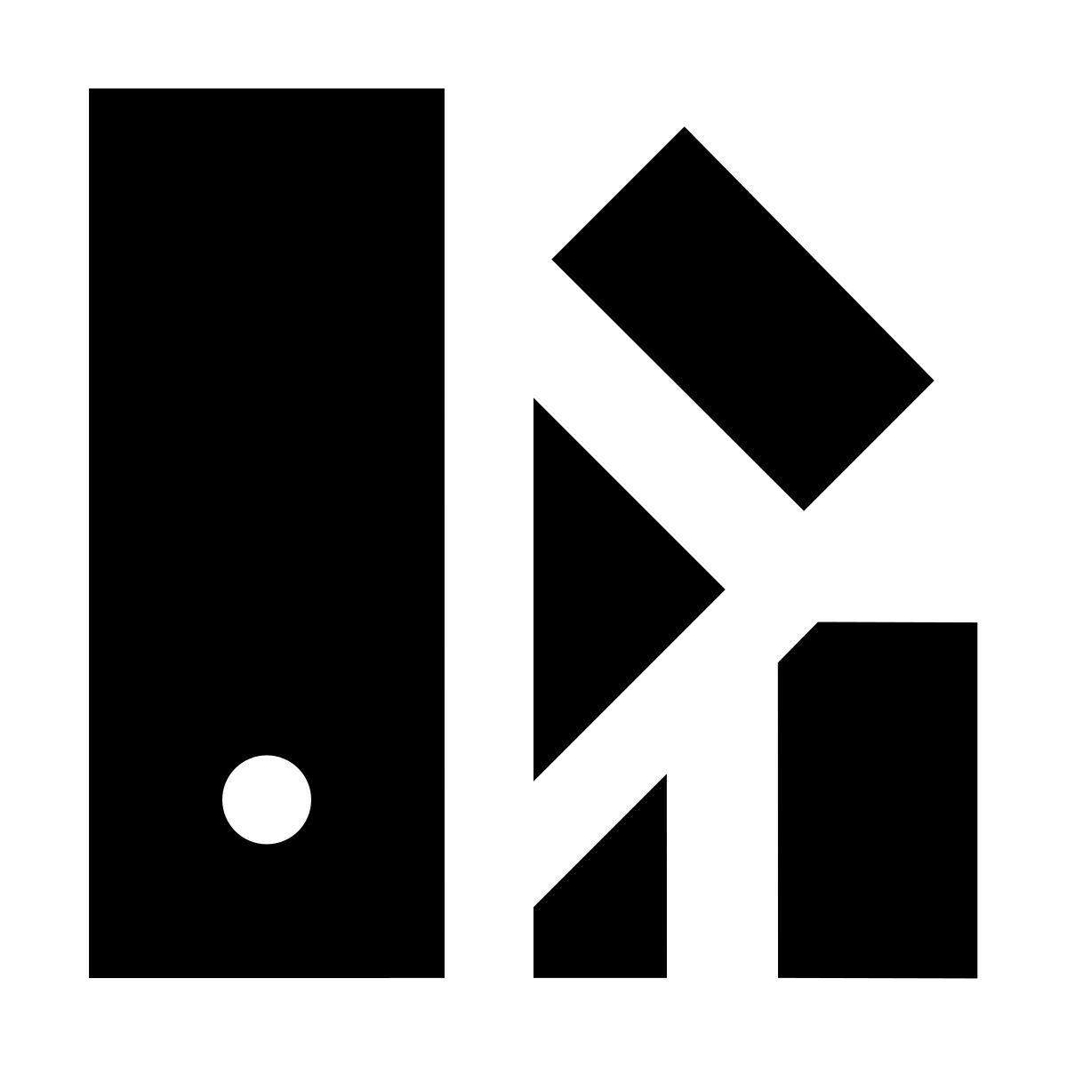 forma bold filled sharp style muestrario icon